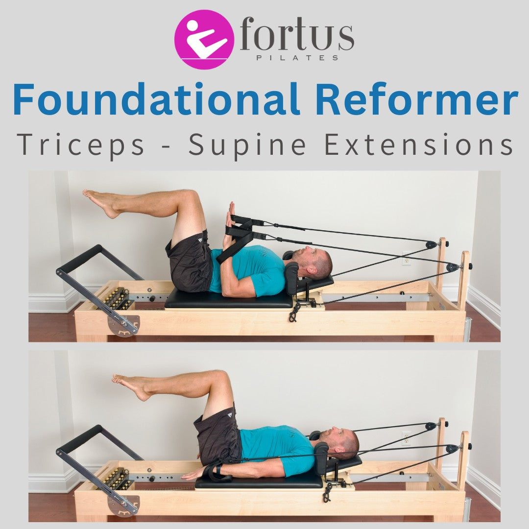 Foundational Reformer: Triceps - Supine Extensions