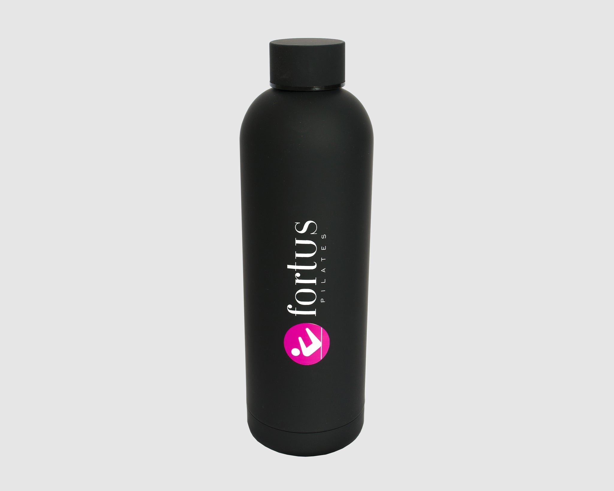 Fortus Pilates Black Water Bottle